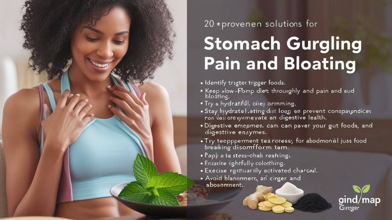 20 Proven Solutions for Stomach Gurgling Pain and Bloating