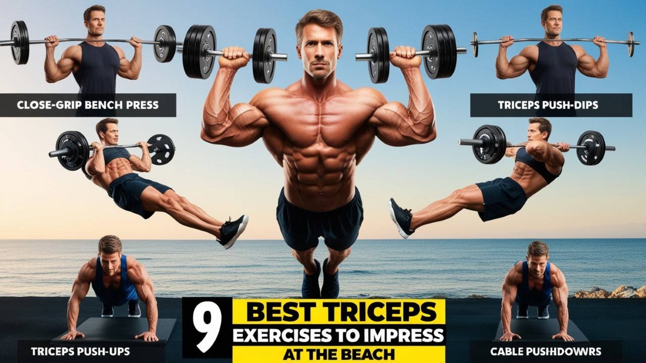 9 best triceps exercises to impress at the beach