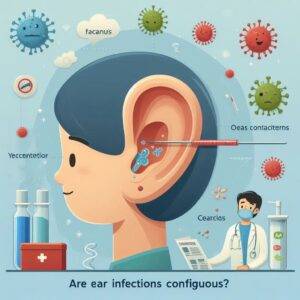 Are ear infections contagious