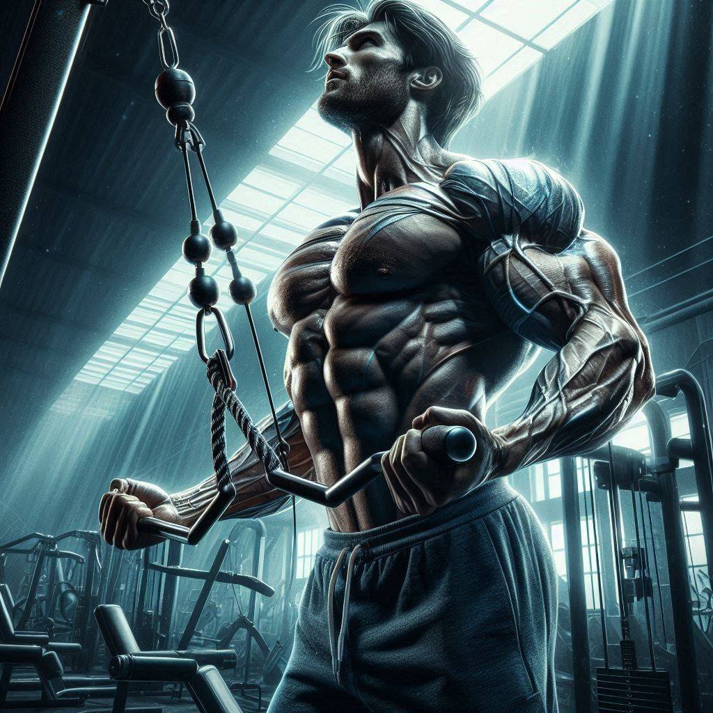 Overhead Cable Triceps Extension