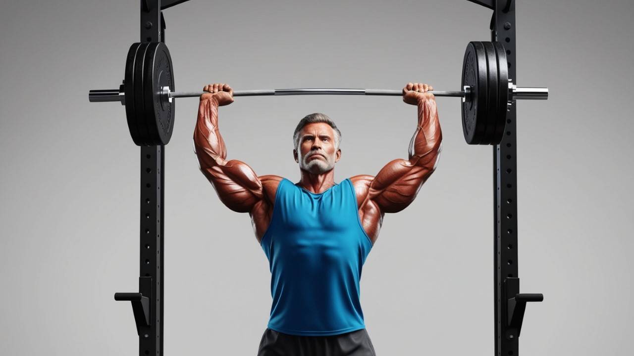 Overhead Press Sculpt Boulder Shoulders