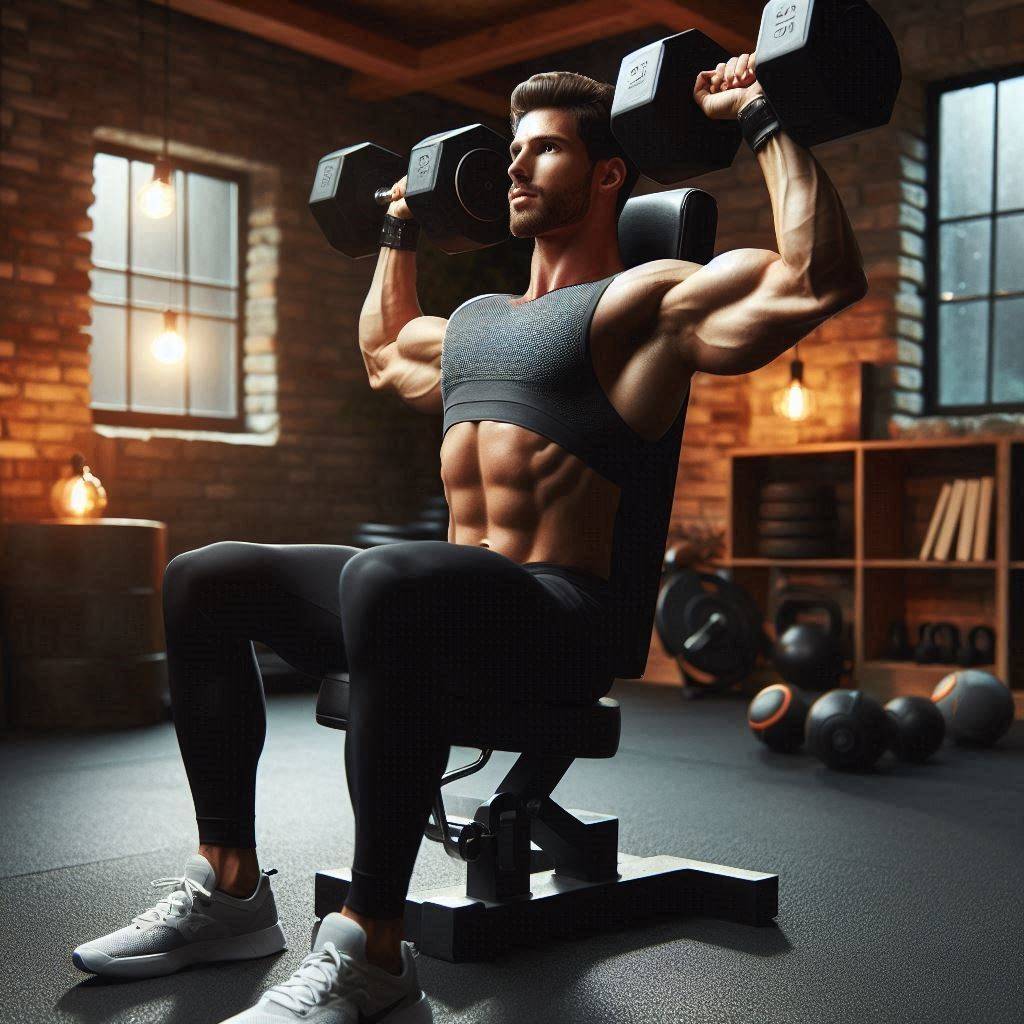 Seated Overhead Dumbbell Extension