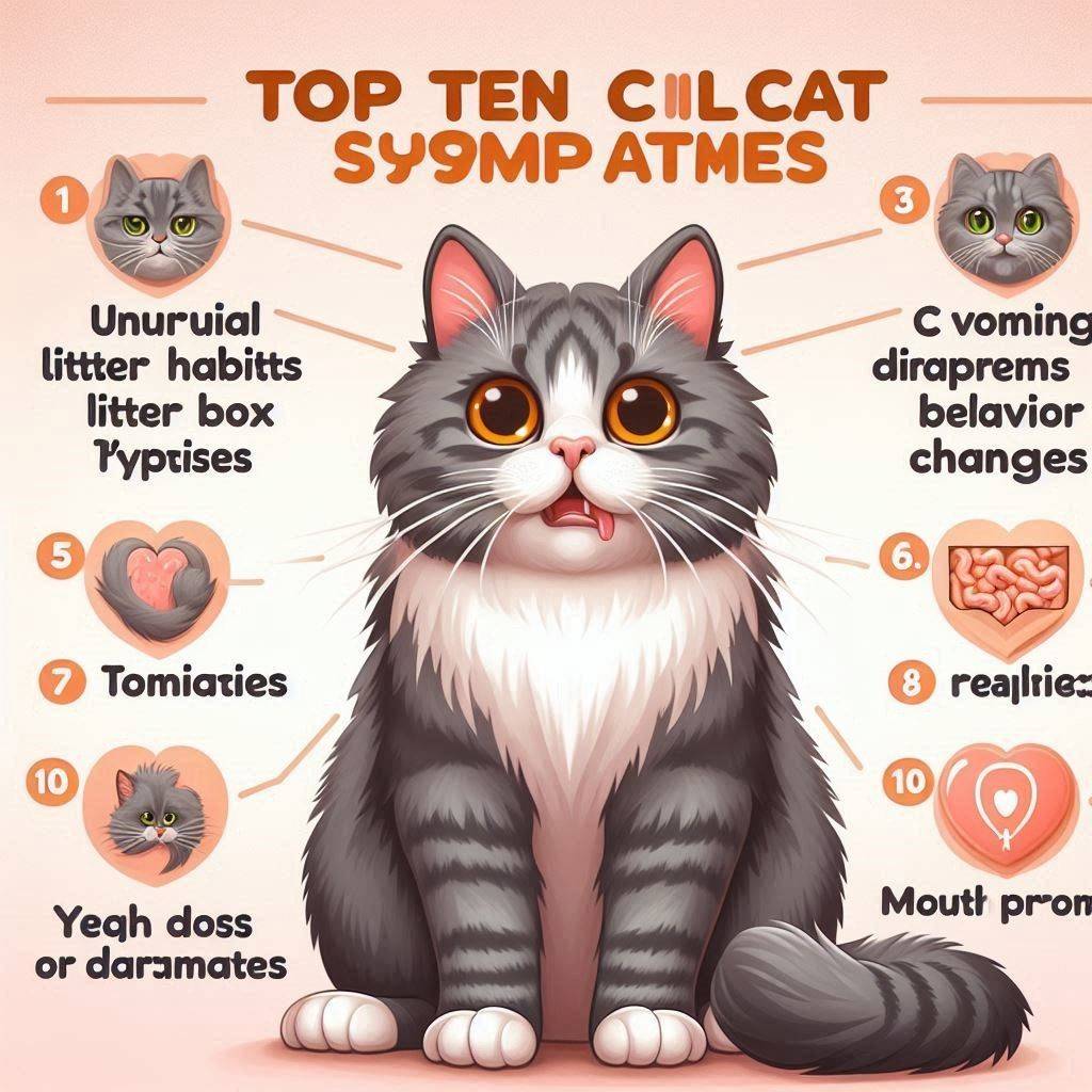 Top Ten  Critical Cat Disease Symptoms