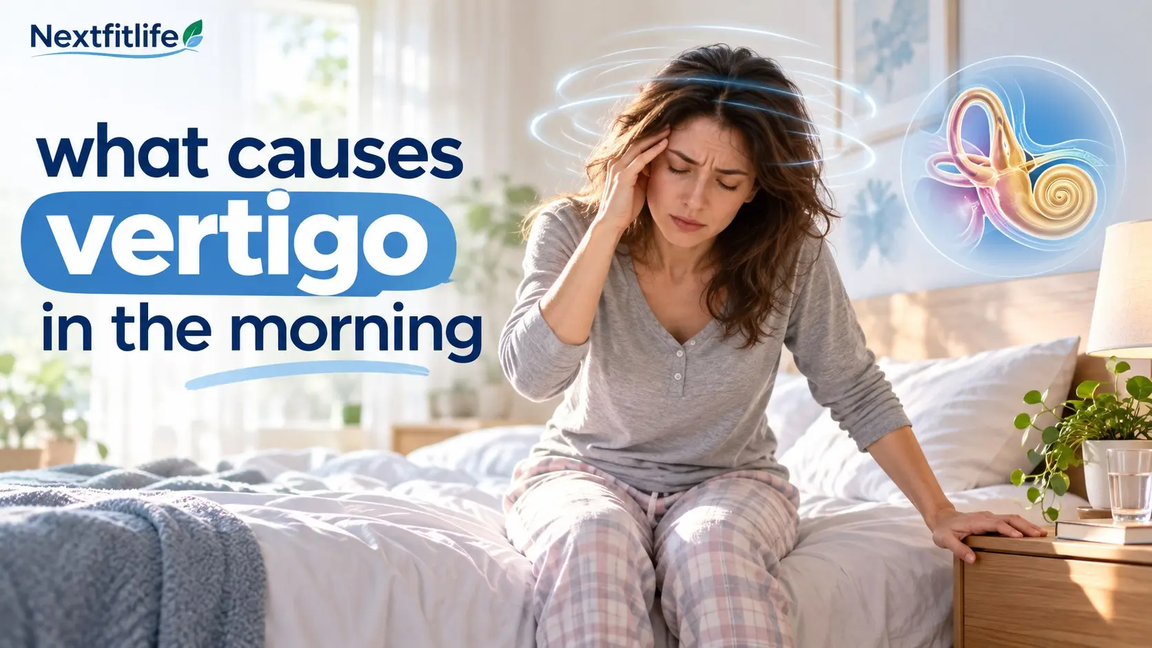 What causes vertigo in the morning including BPPV, inner ear problems, blood pressure changes, and vestibular migraine