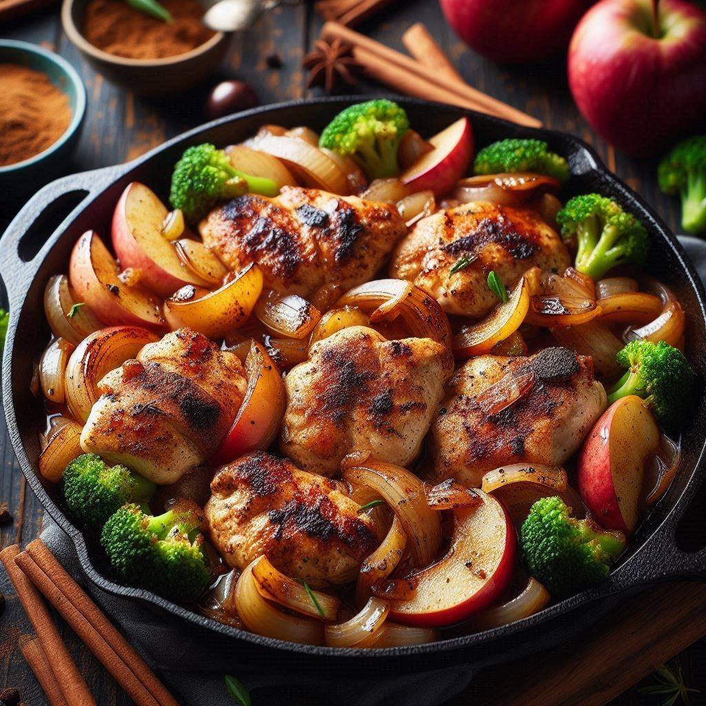 Apple Cinnamon Chicken Skillet