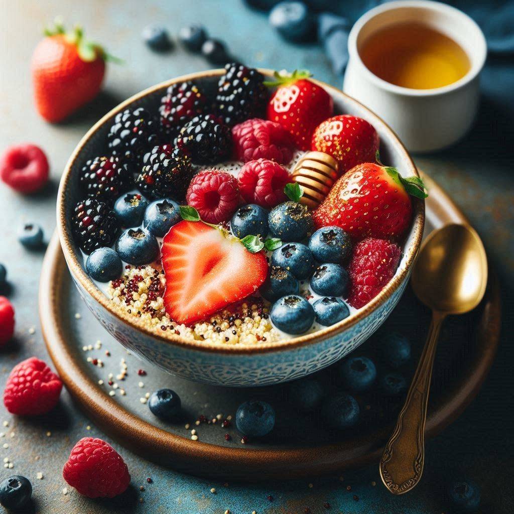 Berry-Quinoa Breakfast Bowl