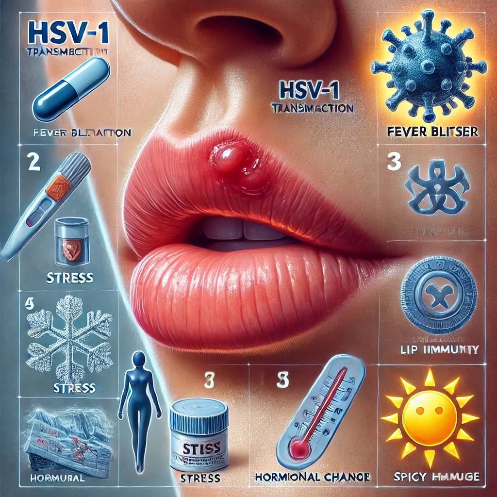 Causes of Fever Blisters on Lips