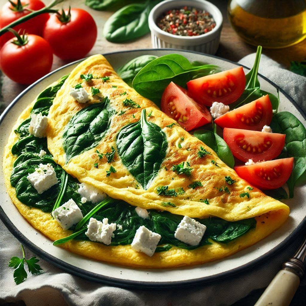 Spinach & Feta Omelet