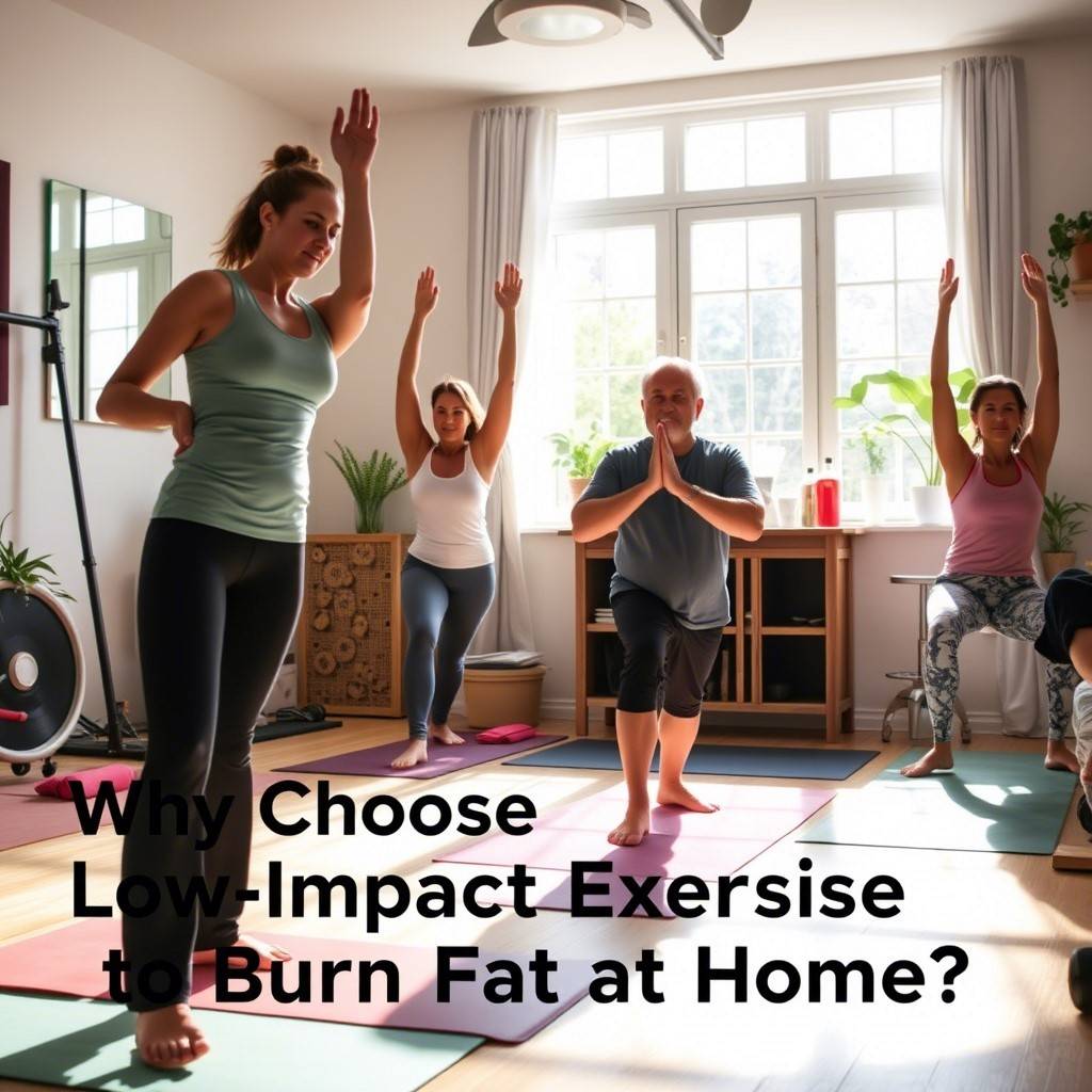 Why Choose Low-Impact Exercises to Burn Fat at Home