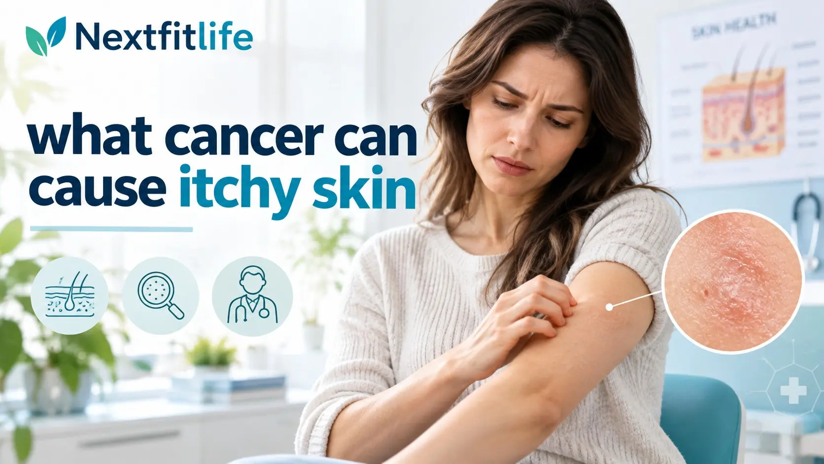 What cancer can cause itchy skin guide covering lymphoma, blood cancer, bile duct blockage, and persistent unexplained itching