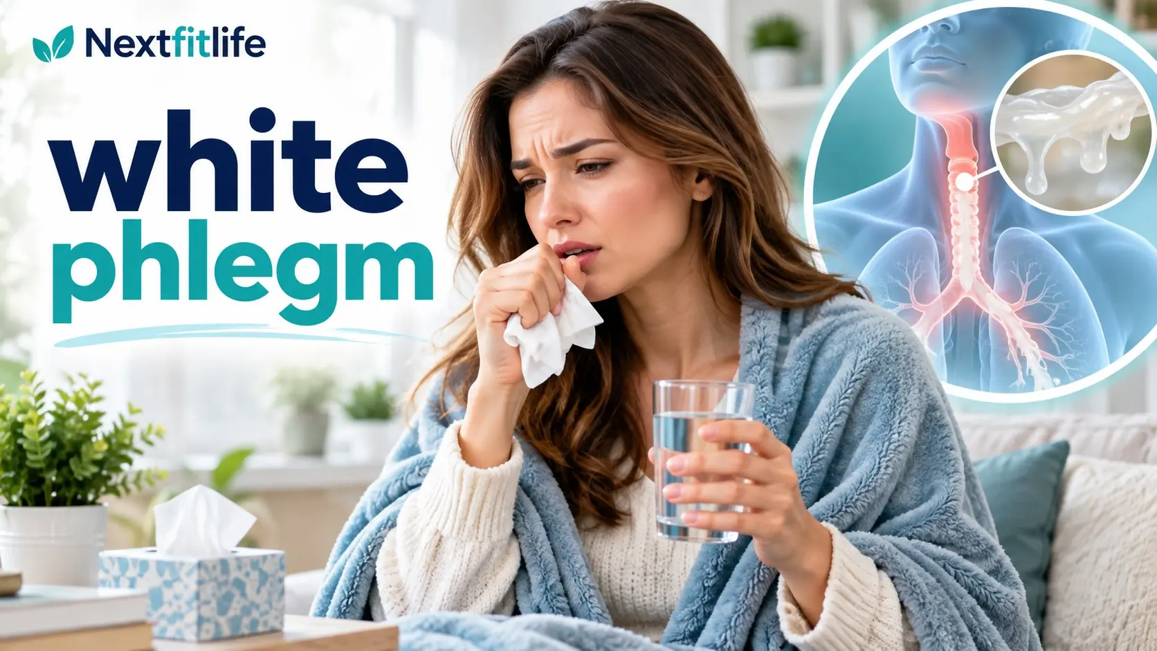White phlegm causes, warning signs, and safe treatment options for cough, mucus, and chest congestion