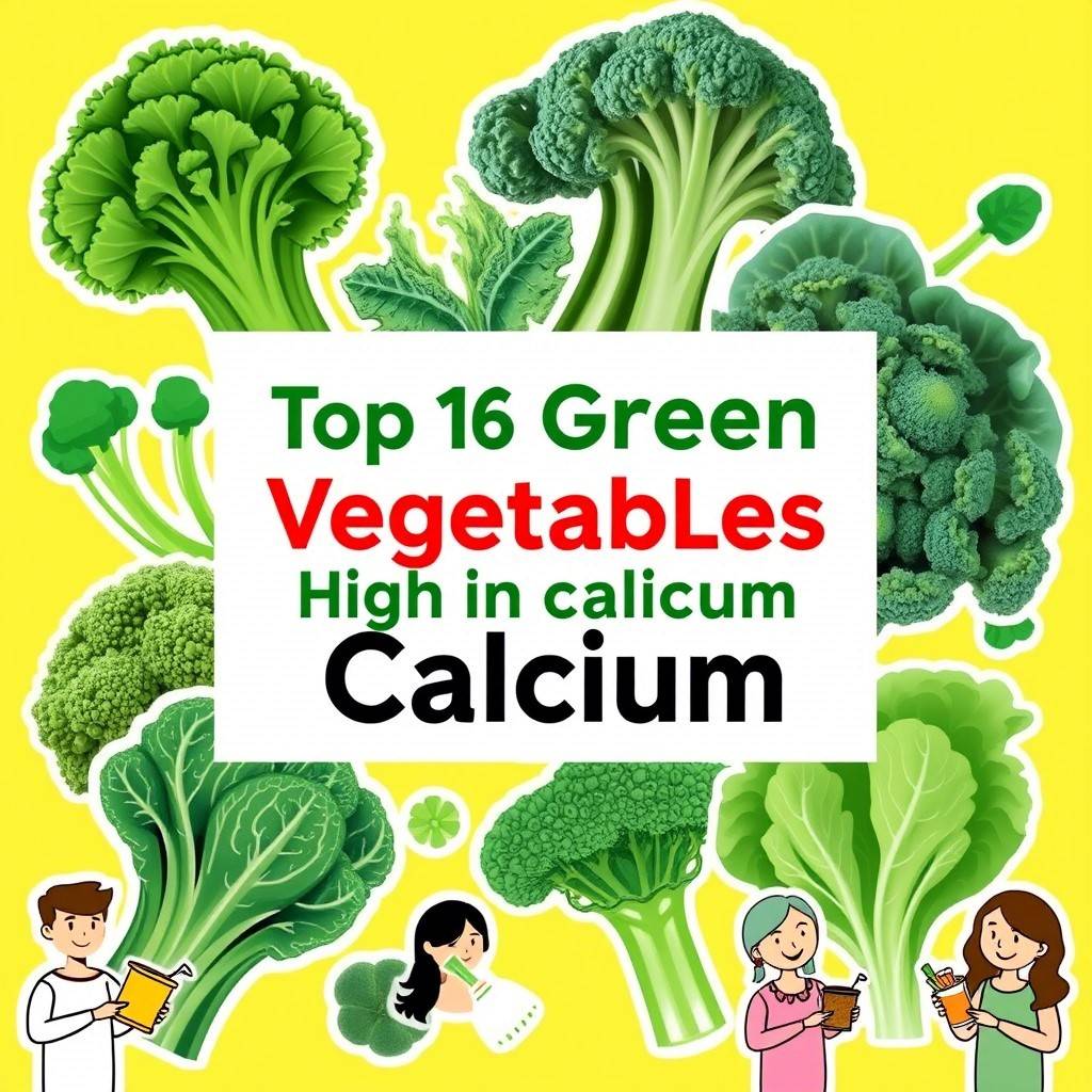 Green Vegetables High in Calcium