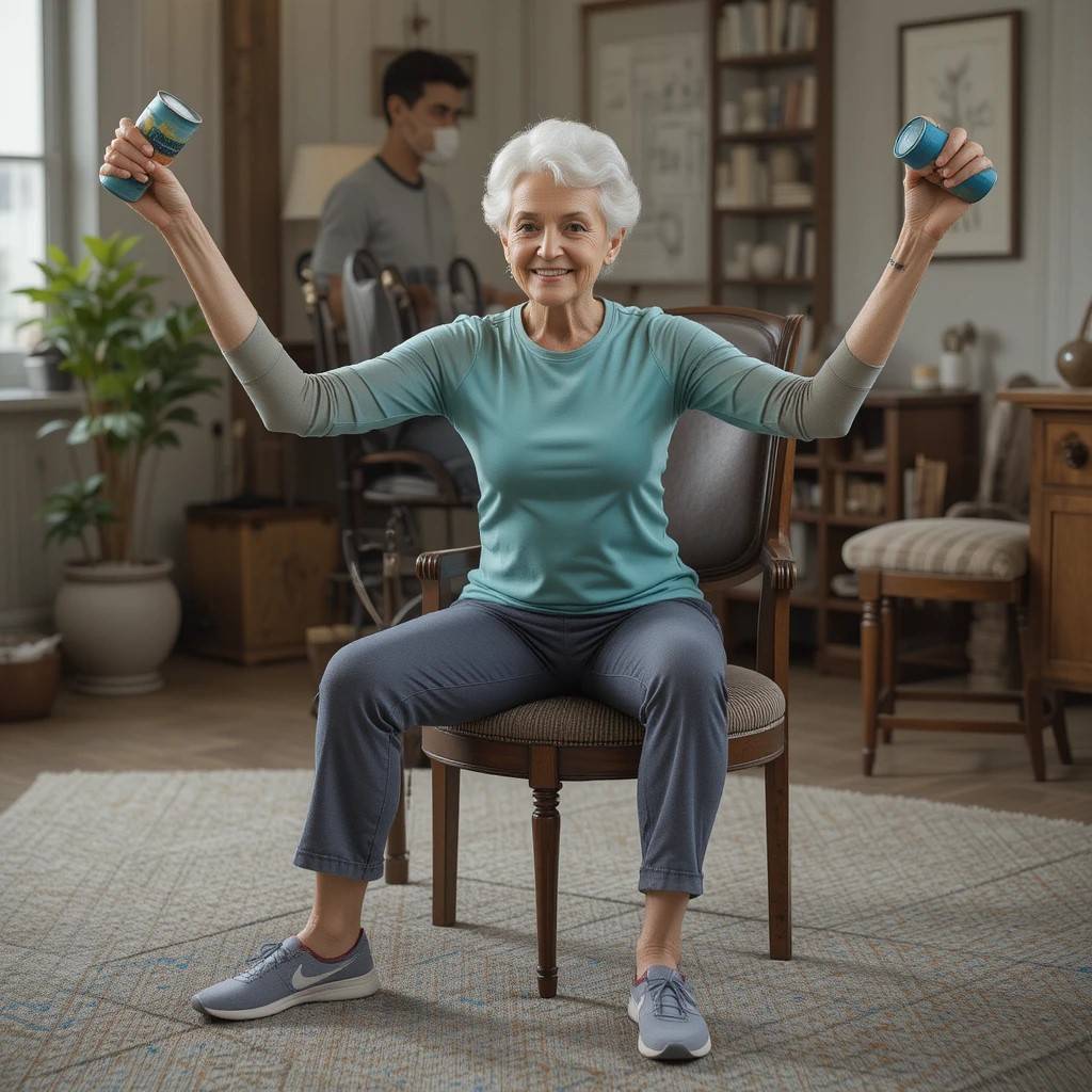 Upper Body Chair Exercise for Seniors