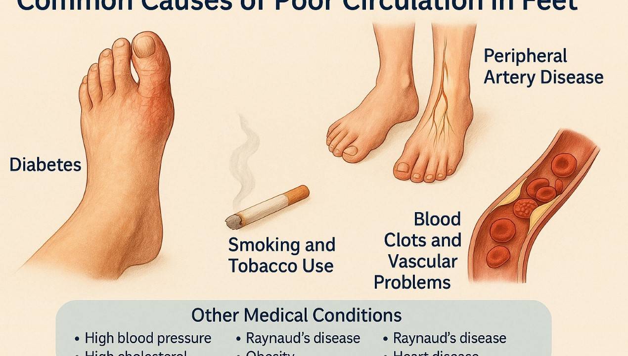 Common Causes of Poor Circulation in Feet