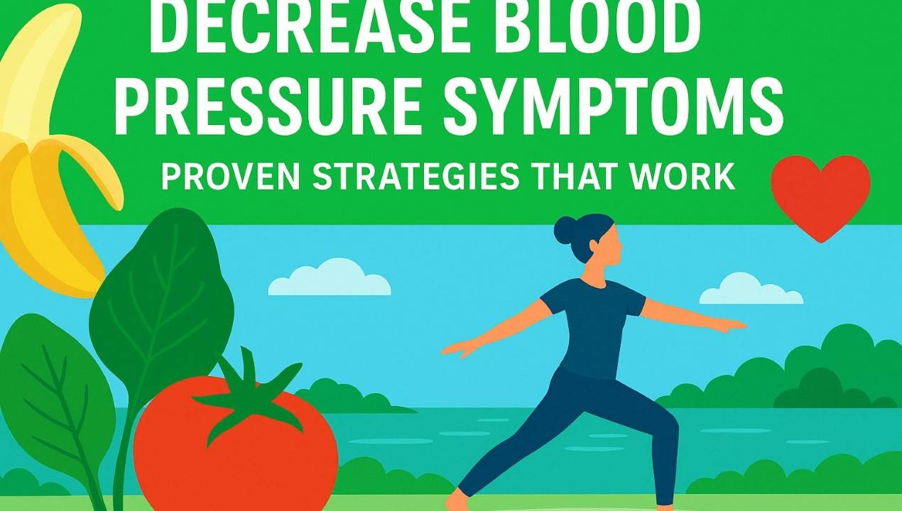 Decrease Blood Pressure Symptoms