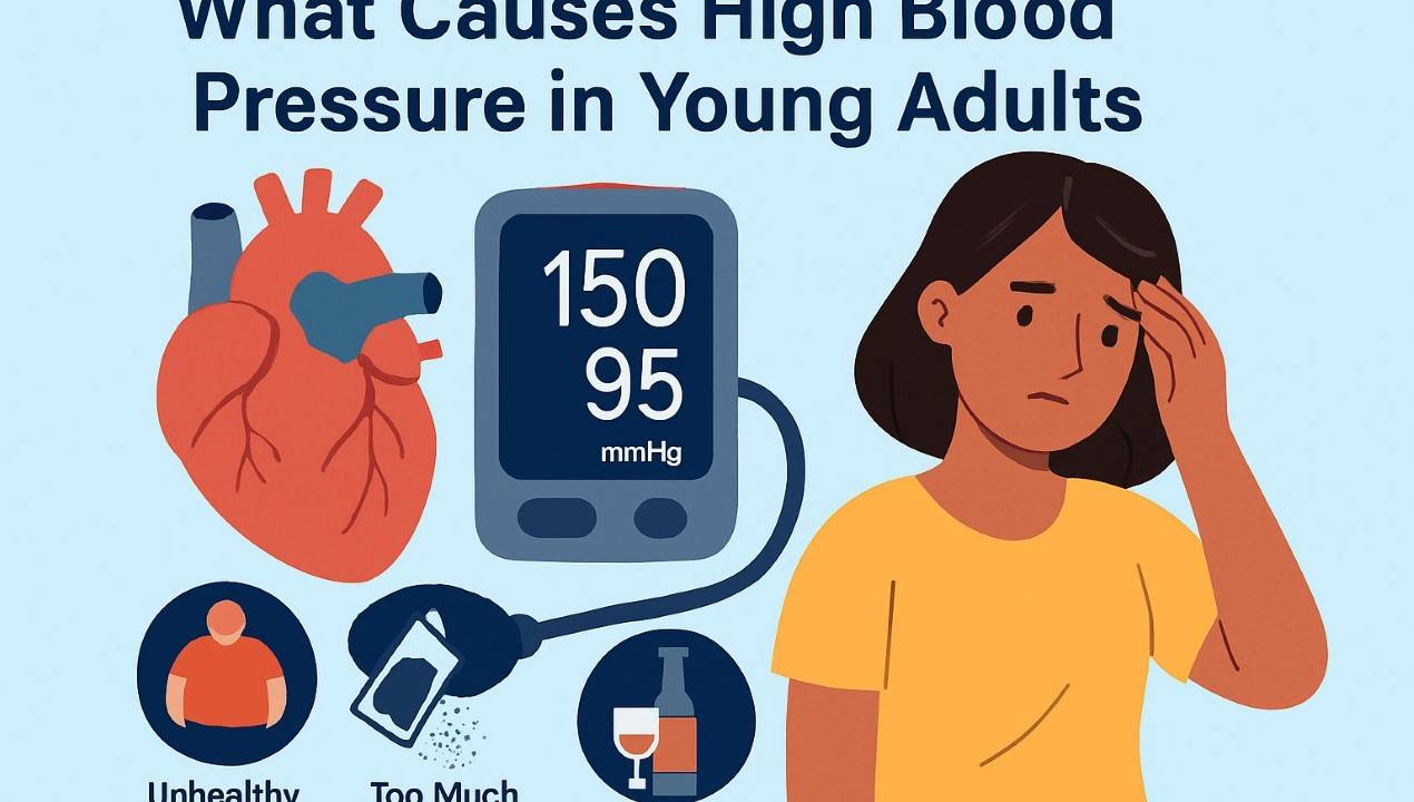 What Causes High Blood Pressure in Young Adults