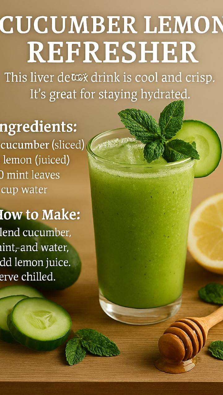 Cucumber Lemon Refresher