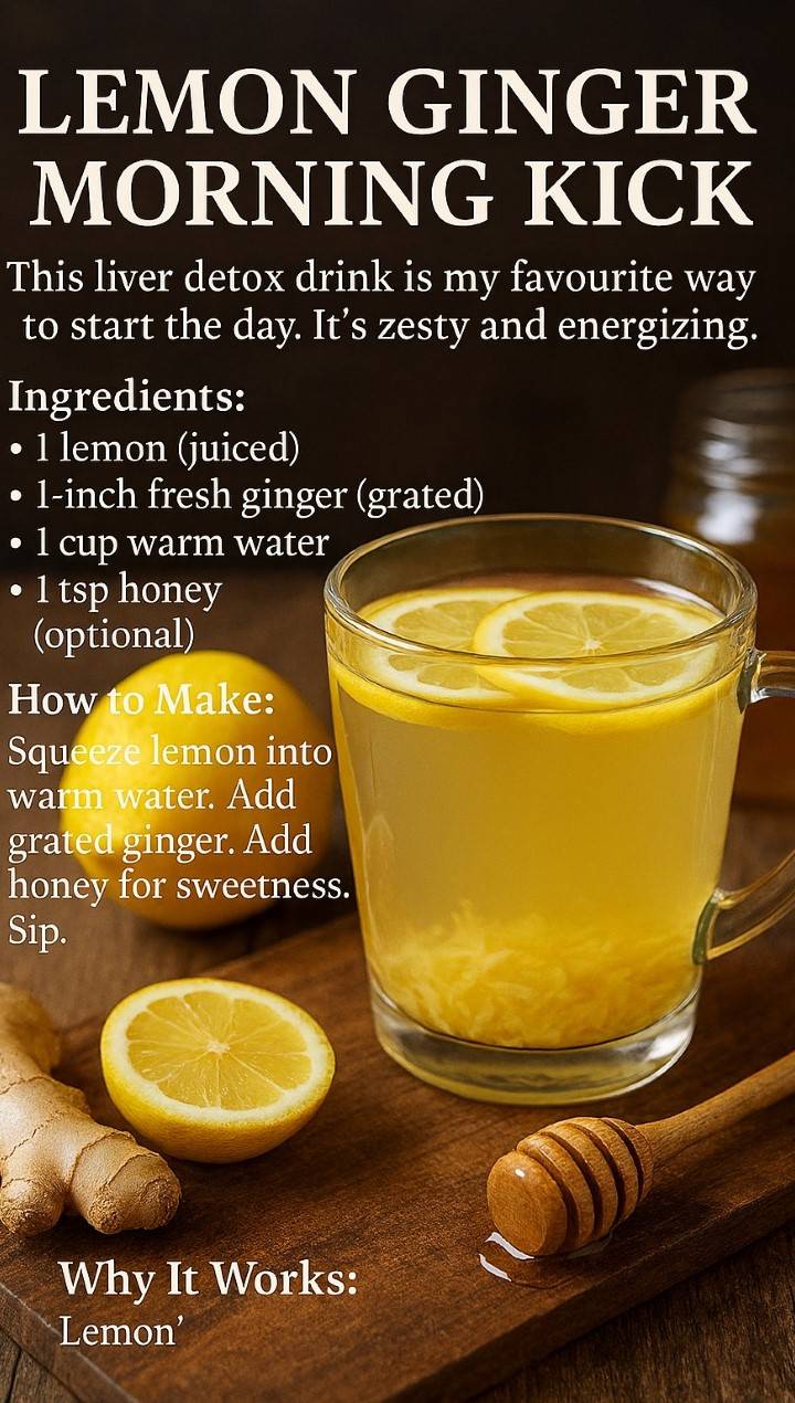 Lemon Ginger Morning Kick