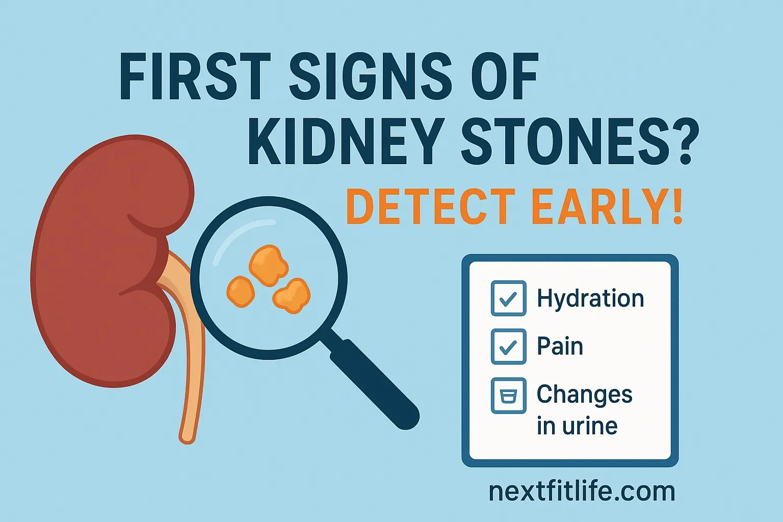 What Is the First Sign of Kidney Stones