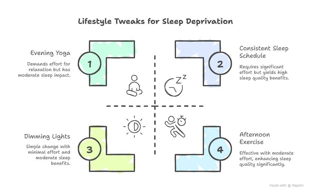 Top Remedies for Sleep Deprivation - Lifestyle Tweaks First