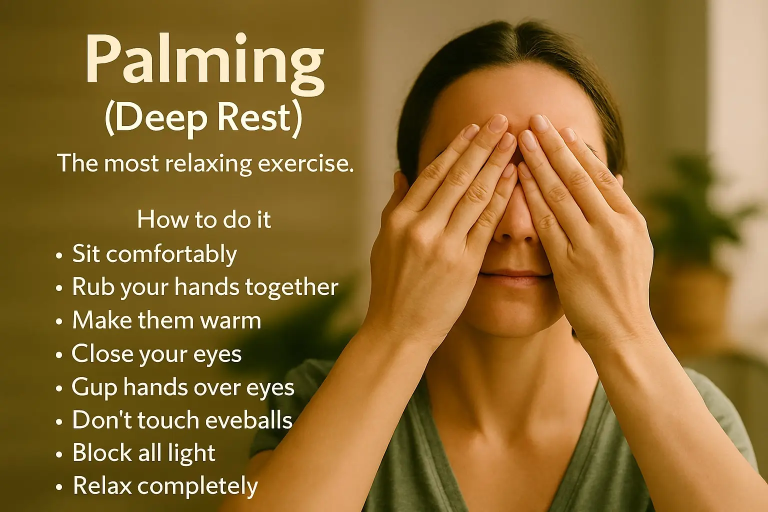 Palming (Deep Rest)