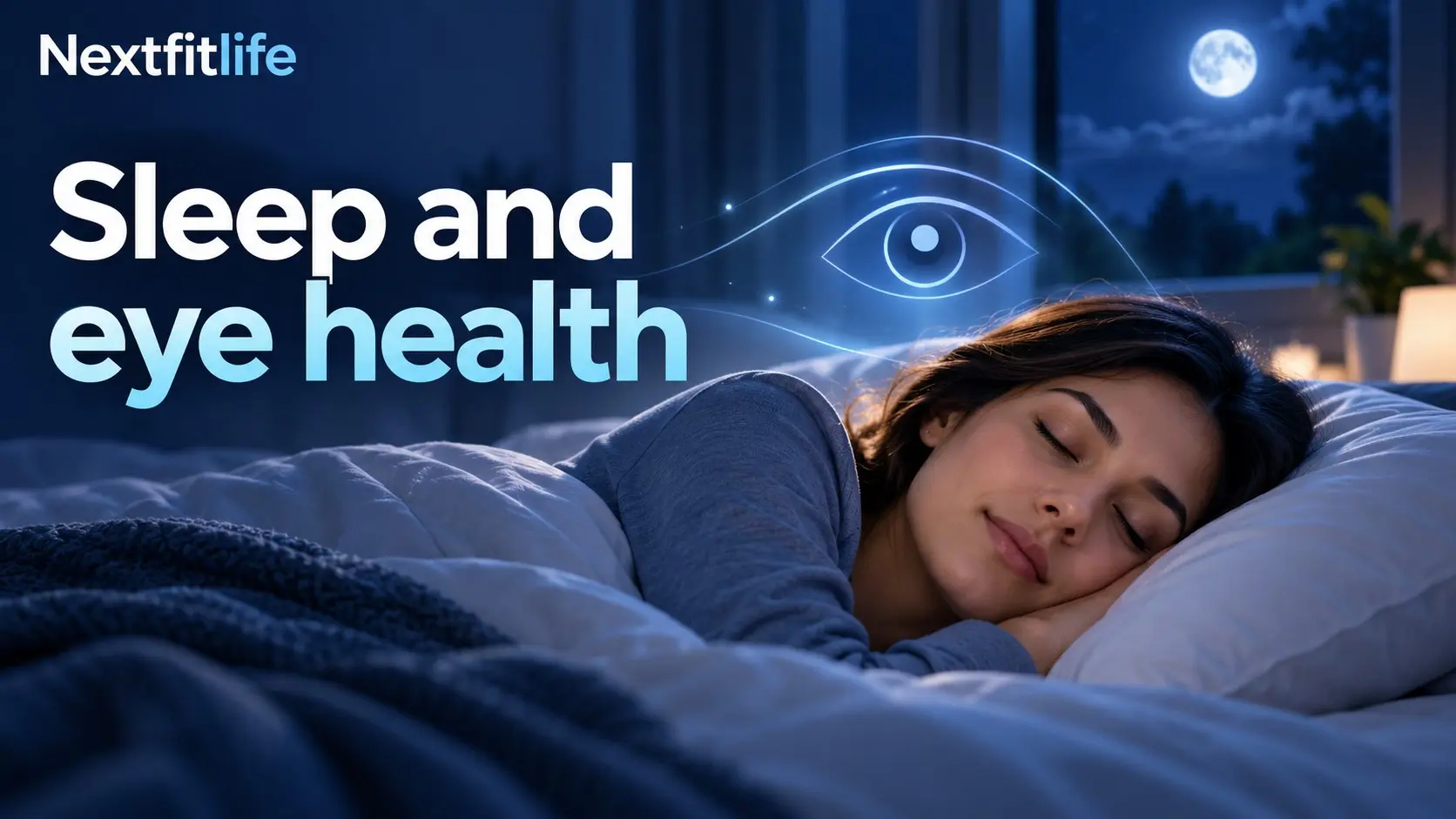 Sleep and eye health guide showing restful sleep that supports eye comfort and healthy vision