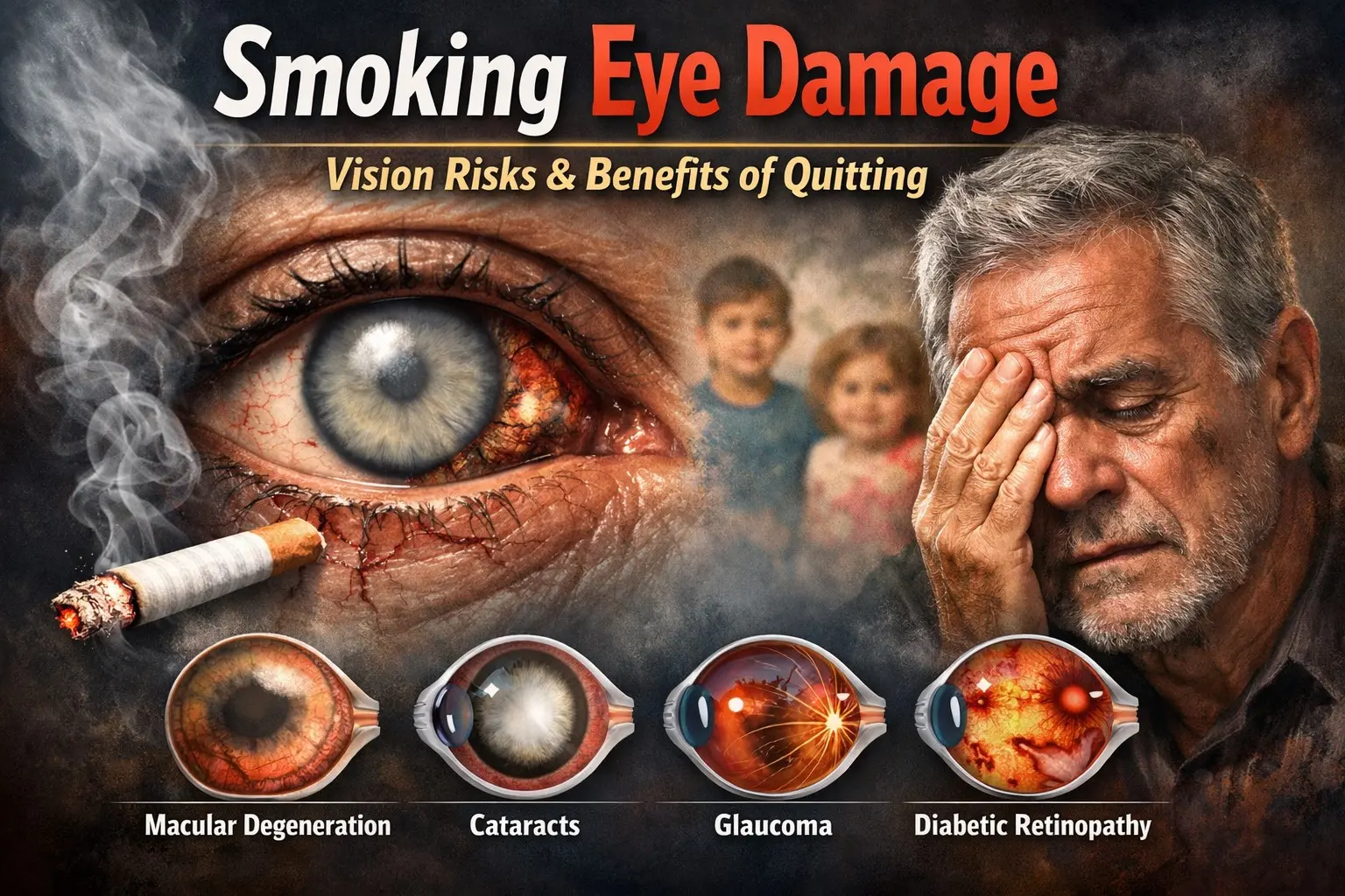 smoking eye damage