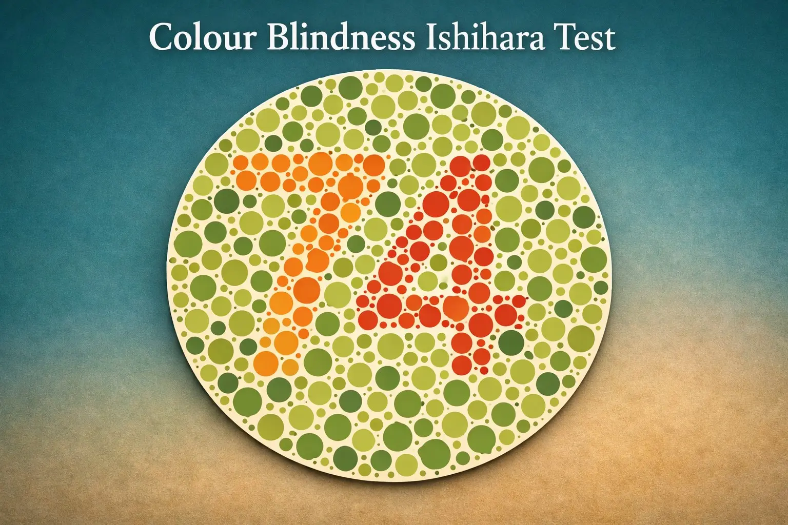 Colour blindness types tests and living strategies showing Ishihara test plates and practical tools for managing colour vision deficiency in daily life