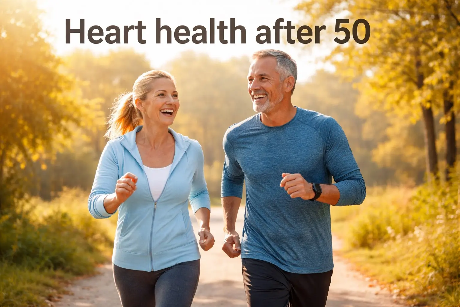 Heart health after 50 guide covering cardiovascular changes blood pressure cholesterol menopause exercise and screening for men and women over 50