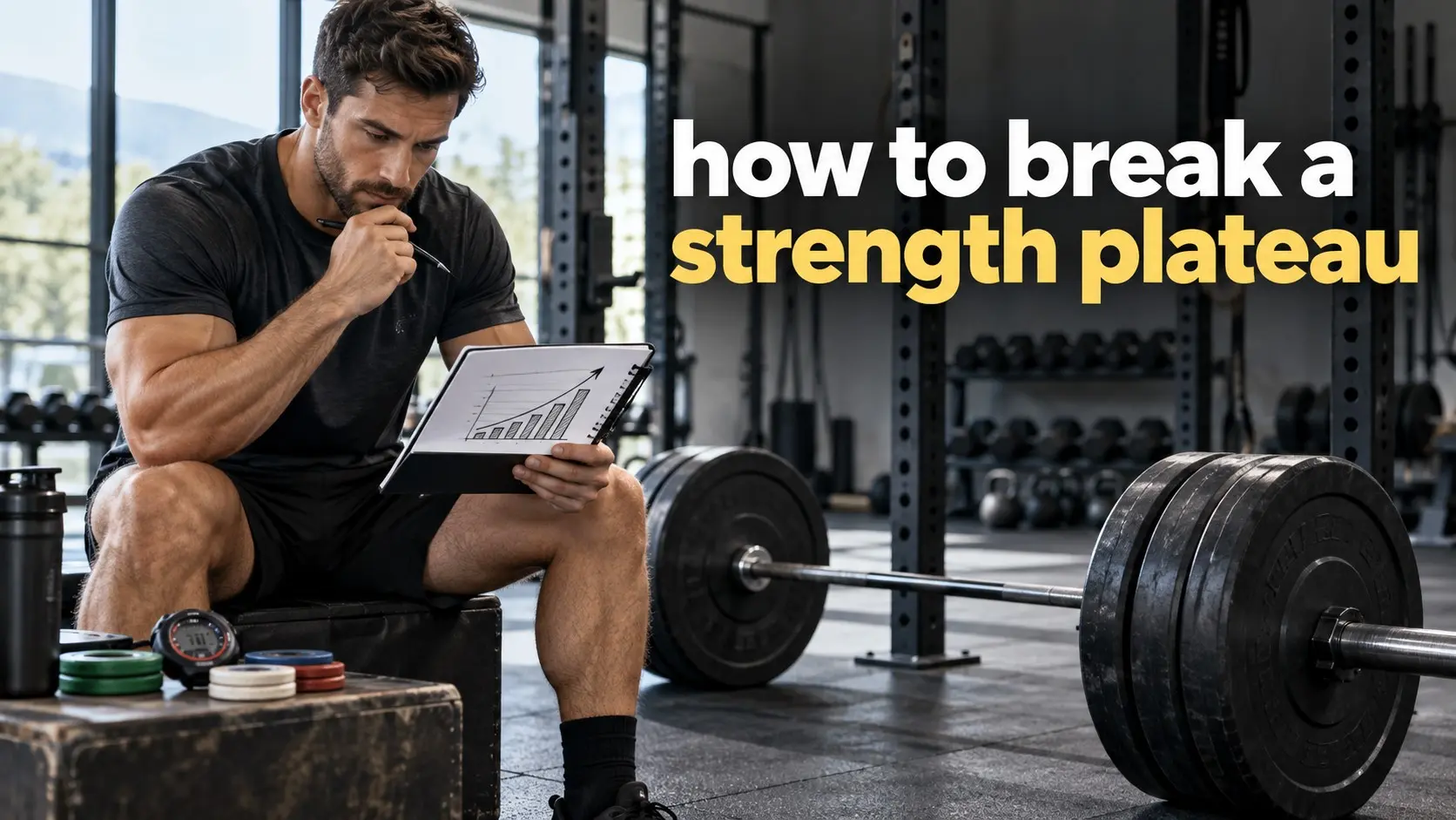 how to break a strength plateau by reviewing training load, recovery, rest, technique, and progression